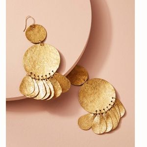 NWT Anthropologie Discette Drop Earrings